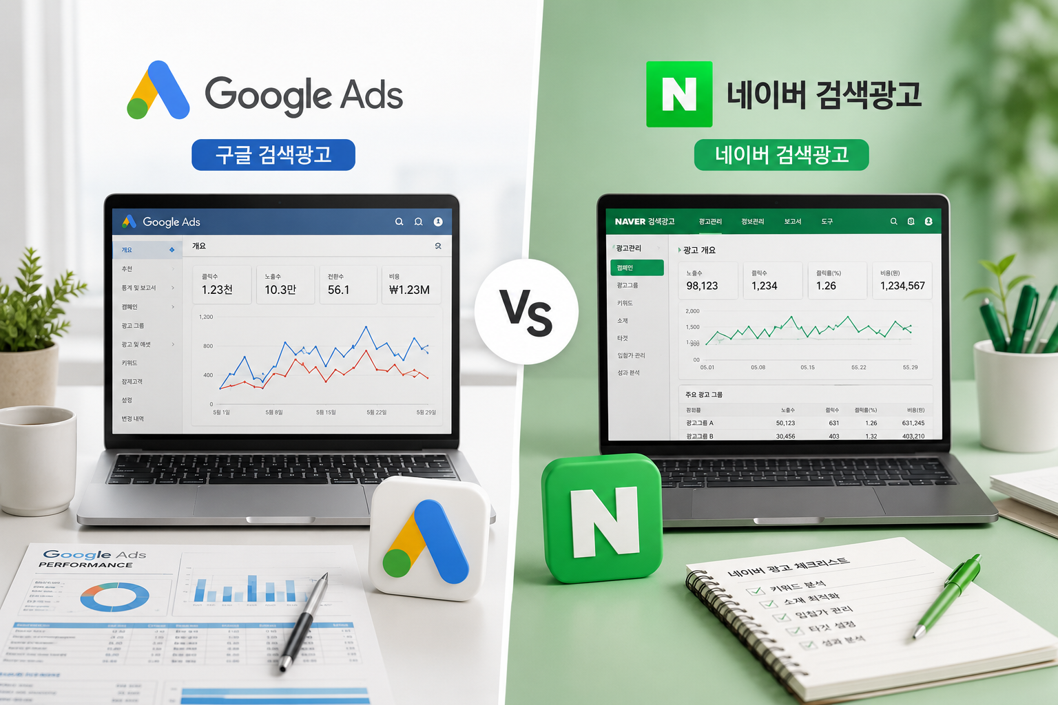 구글 검색광고 vs 네이버 검색광고, 차이점은 무엇일까?