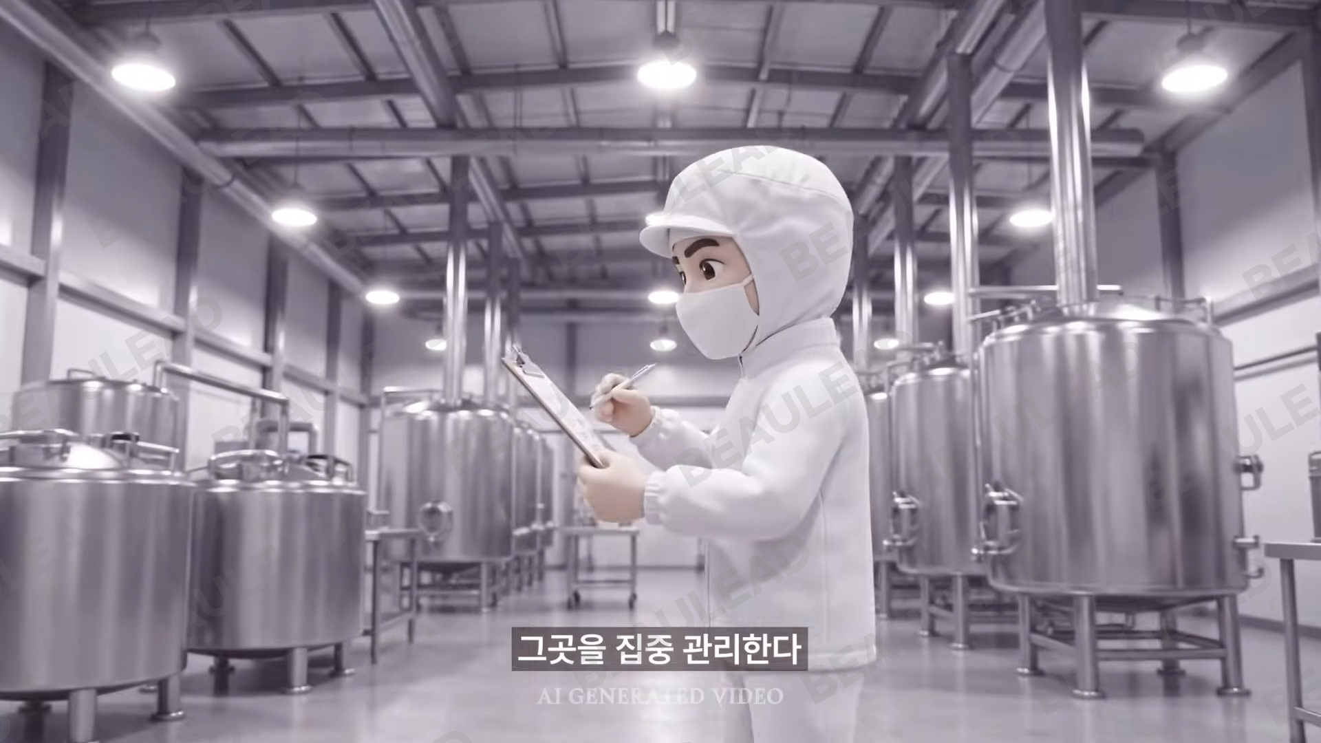 식품의약품안전처 HACCP AI 공모전 우수상 결과물 - 수기 기록 장면